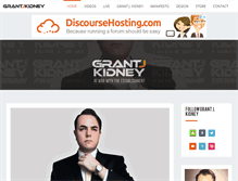 Tablet Screenshot of grantjkidney.com